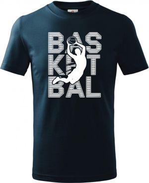 Shadow basketbal, bílý potisk