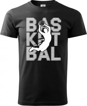 Shadow basketbal, bílý potisk