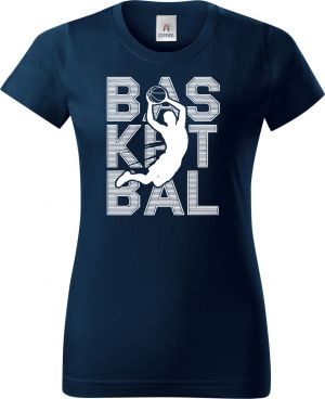 Shadow basketbal, bílý potisk