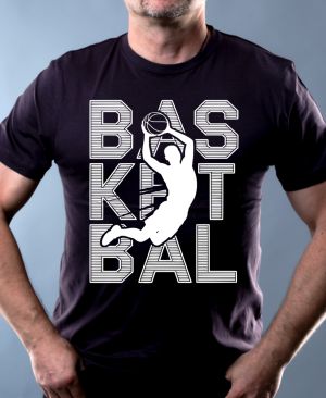 Shadow basketbal, bílý potisk