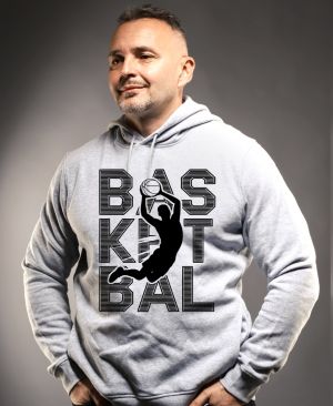 Shadow basketbal, černý potisk