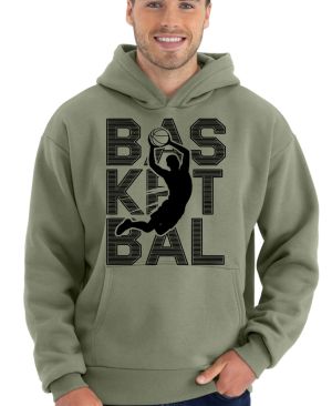 Shadow basketbal, černý potisk