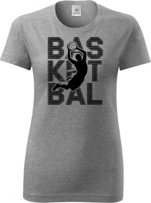 Shadow basketbal, černý potisk