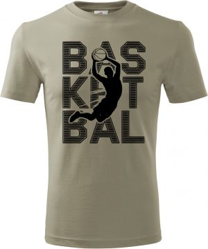 Shadow basketbal, černý potisk