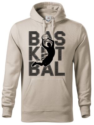 Shadow basketbal, černý potisk