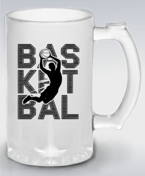 Shadow basketbal, černý potisk