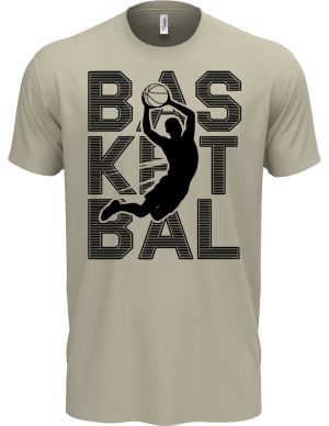 Shadow basketbal, černý potisk