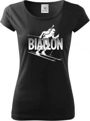 Shadow biatlon, bílý potisk