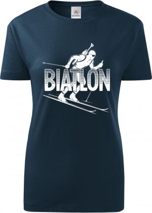 Shadow biatlon, bílý potisk