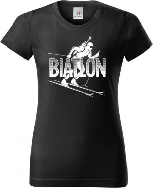 Shadow biatlon, bílý potisk