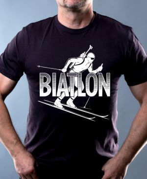 Shadow biatlon, bílý potisk