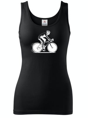 Shadow cyklista, V1, bílý potisk