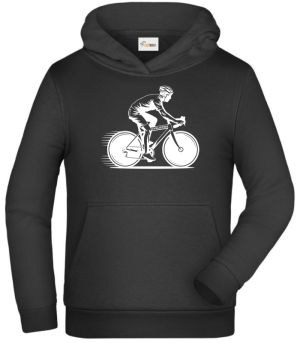 Shadow cyklista, V1, bílý potisk