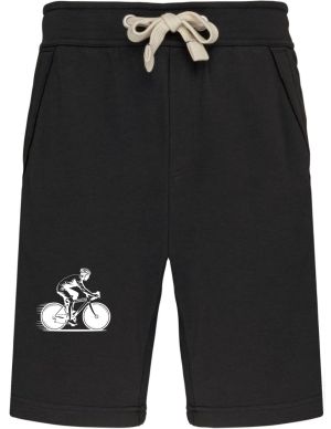 Shadow cyklista, V1, bílý potisk