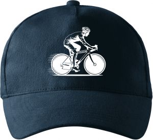 Shadow cyklista, V1, bílý potisk