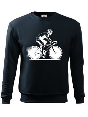 Shadow cyklista, V1, bílý potisk