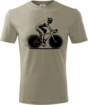 Shadow cyklista, V1, černý potisk