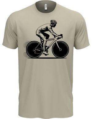 Shadow cyklista, V1, černý potisk