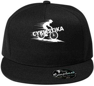 Shadow cyklista, V2, bílý potisk