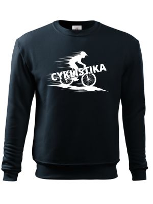 Shadow cyklista, V2, bílý potisk