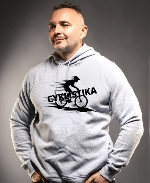 Shadow cyklista, V2, černý potisk