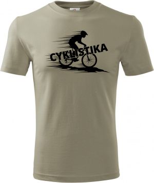 Shadow cyklista, V2, černý potisk