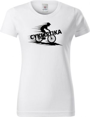 Shadow cyklista, V2, černý potisk