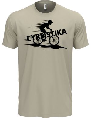 Shadow cyklista, V2, černý potisk