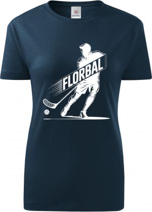 Shadow florbal, bílý potisk