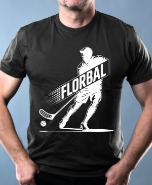 Shadow florbal, bílý potisk