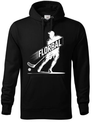 Shadow florbal, bílý potisk