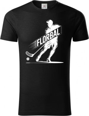 Shadow florbal, bílý potisk