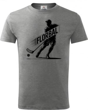 Shadow florbal, černý potisk