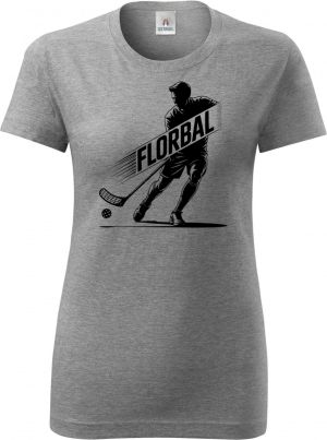 Shadow florbal, černý potisk