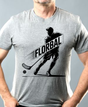 Shadow florbal, černý potisk