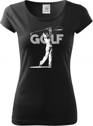 Shadow golf, bílý potisk