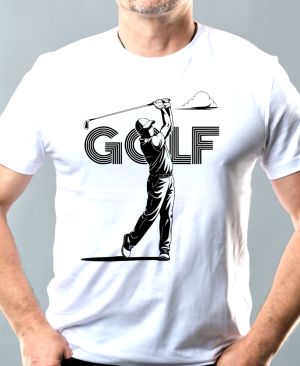 Shadow golf, černý potisk