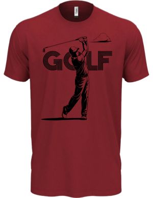 Shadow golf, černý potisk