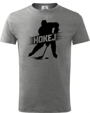 Shadow hokej, černý potisk