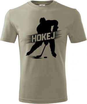 Shadow hokej, černý potisk