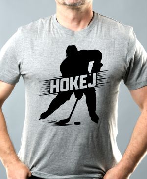 Shadow hokej, černý potisk