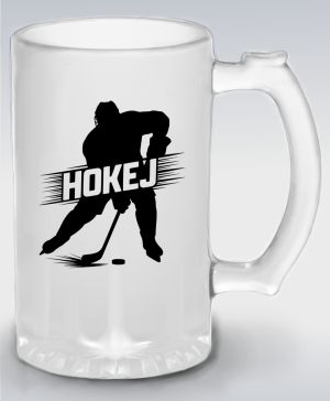 Shadow hokej, černý potisk