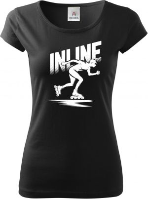 Shadow inline, bílý potisk