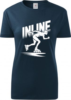 Shadow inline, bílý potisk