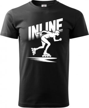 Shadow inline, bílý potisk