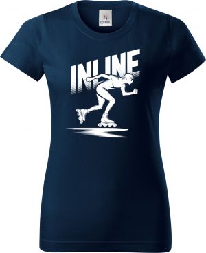 Shadow inline, bílý potisk