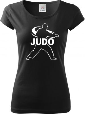 Shadow judo, bílý potisk