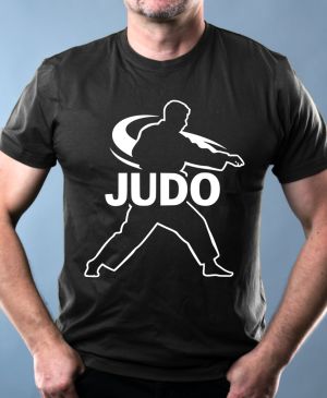 Shadow judo, bílý potisk