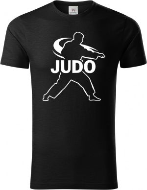 Shadow judo, bílý potisk