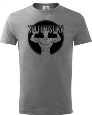 Shadow kulturistika, černý potisk